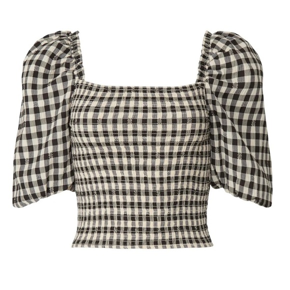BB Dakota Keys to The Gingham Top - Picture 2 of 12